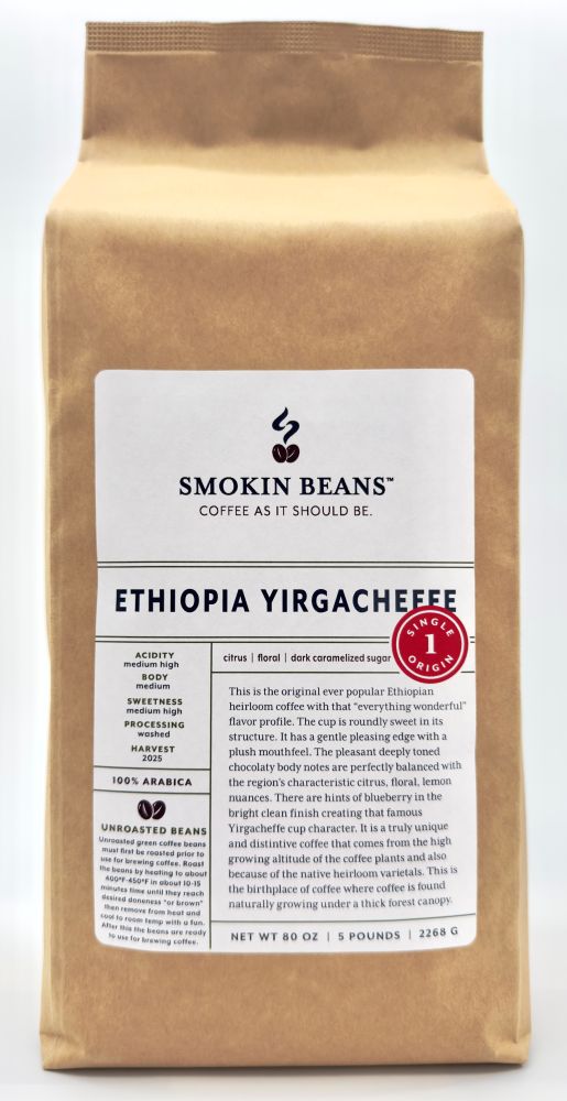 G4x6 – 5lb Ethiopia Yirgacheffe w G4x6 – 5lb Ethiopia Yirgacheffe w