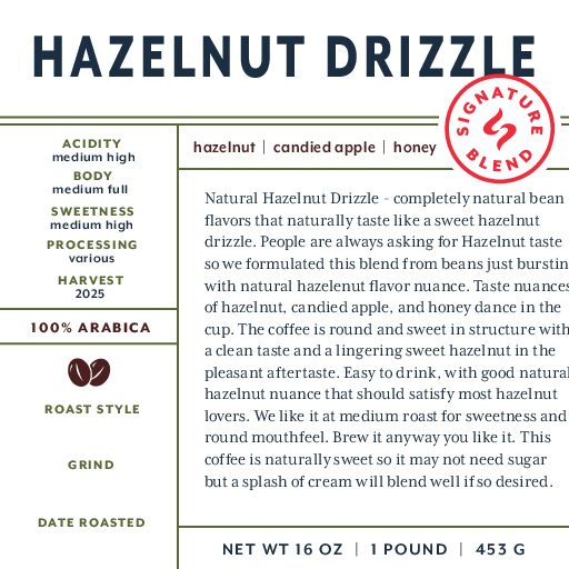 ARz4x4 PDF – Hazelnut Drizzle – 1 pound