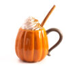 Pumpkin,Spice,Latte,Isolated,On,A,White,Background