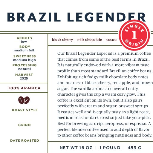 Wholesale - Brazil Legender (natural process) green beans