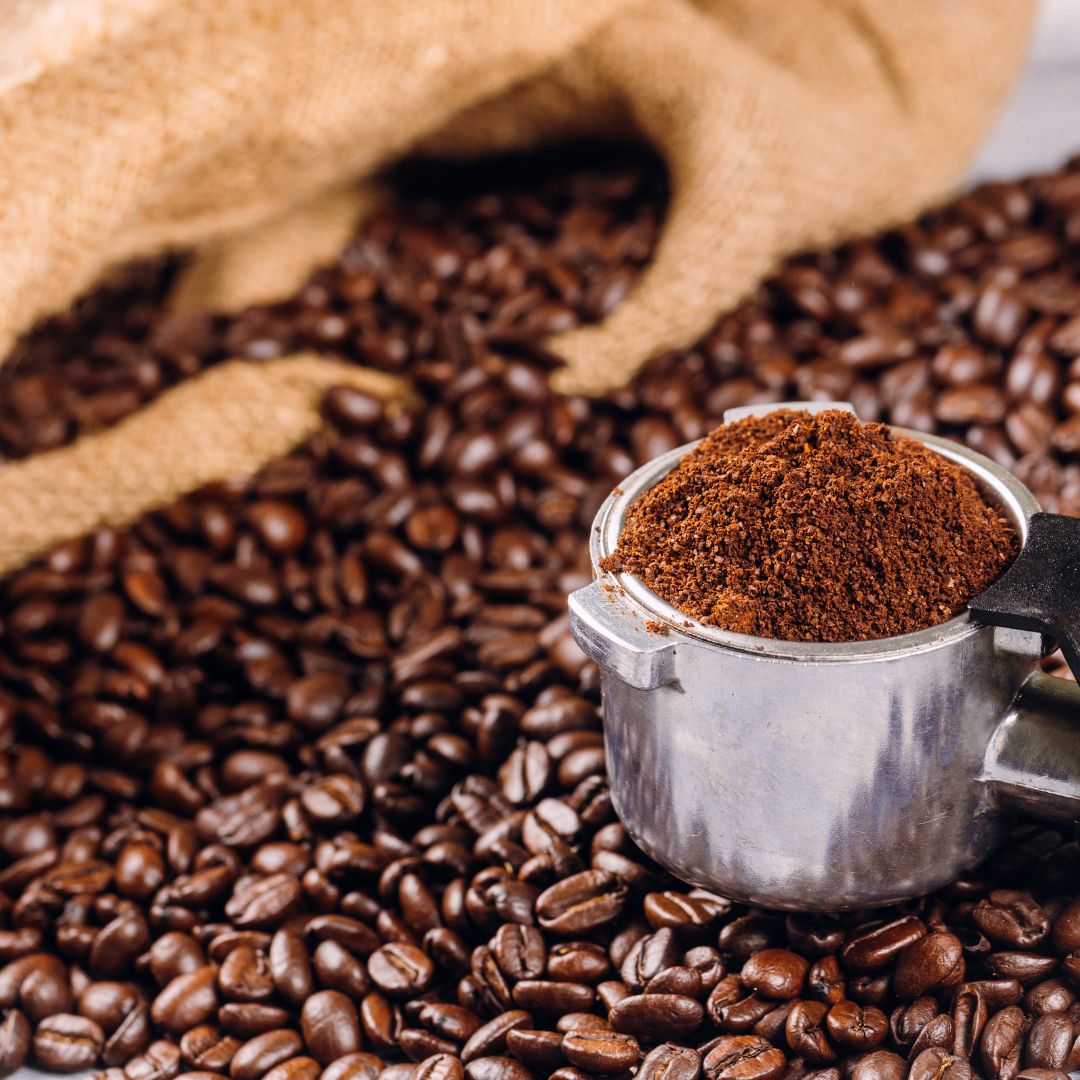 coffee beans in bag
