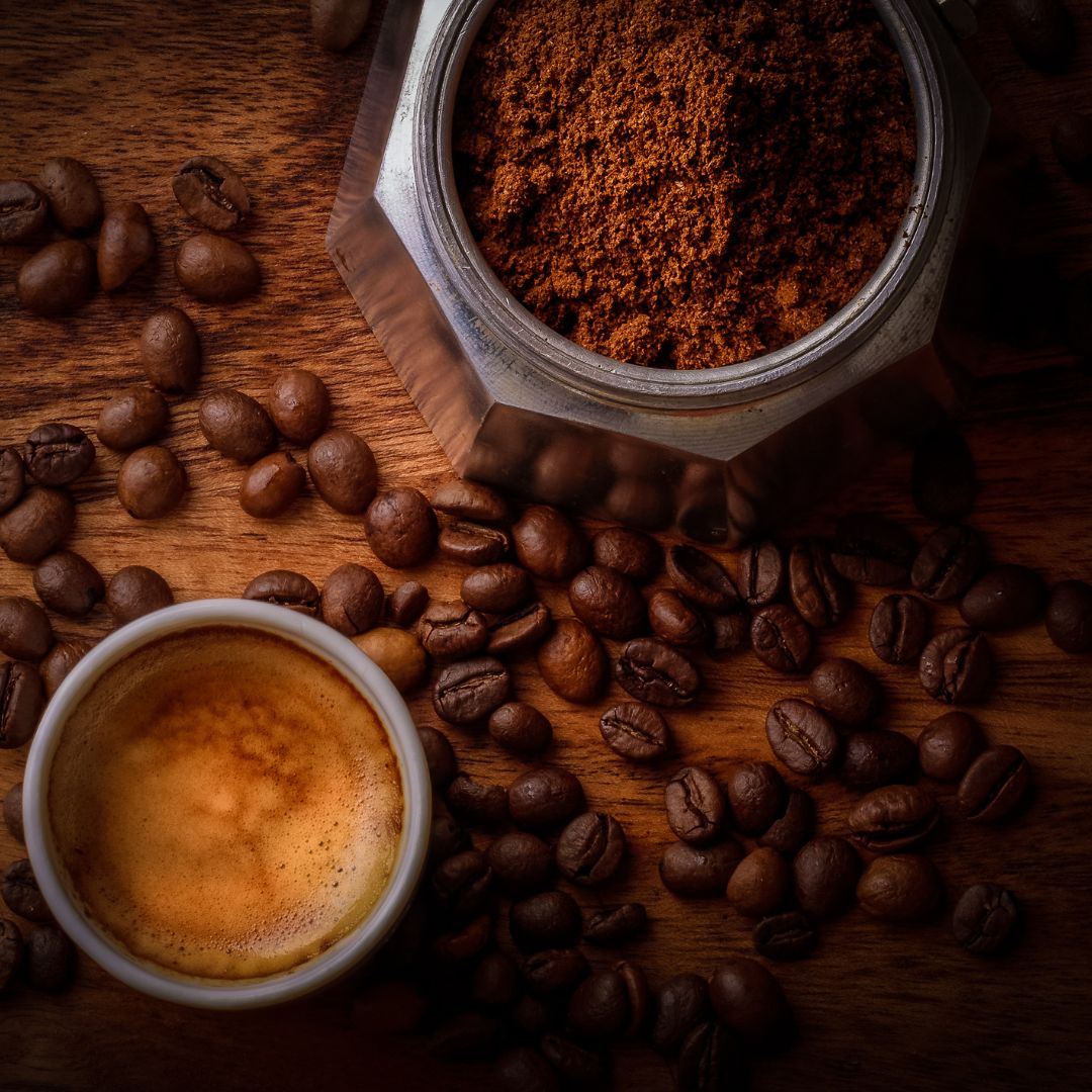 ground coffee