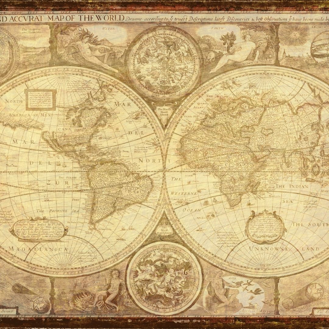 a map of the world